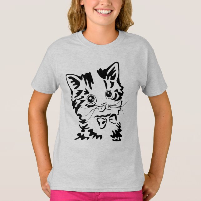 BasicT-Shirt für Mädchen T-Shirt (Vorderseite)
