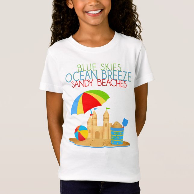 BasicT-Shirt für Mädchen T-Shirt (Vorderseite)