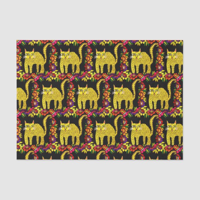 Basierend auf dem Cat Tissue Paper Seidenpapier (Vorderseite)
