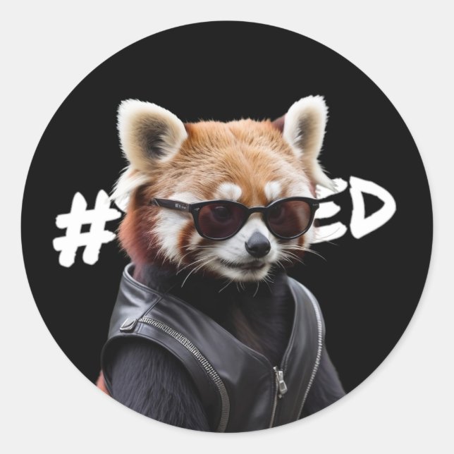 Basierend Stickers Red Panda (Vorderseite)