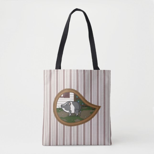 Basil auf der überdrucken Pig-Tasche (Vorderseite)