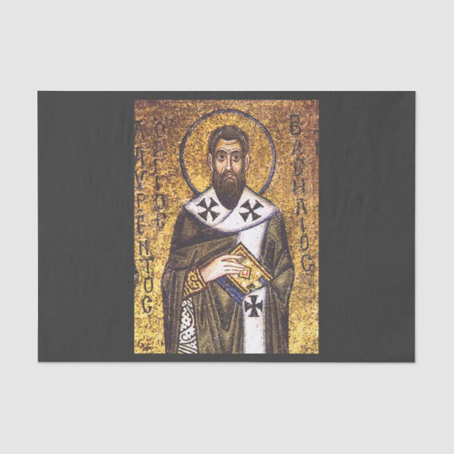 Basil de Caesarea Seidenpapier (Vorderseite)