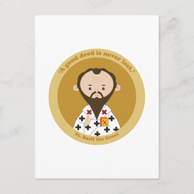 Basil der Große Postkarte (Vorderseite)