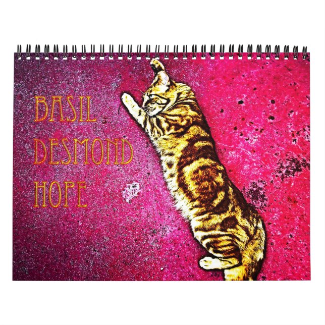 Basil Ginger Cat Personalisiert Calendar 2023 Kalender (Titelbild)
