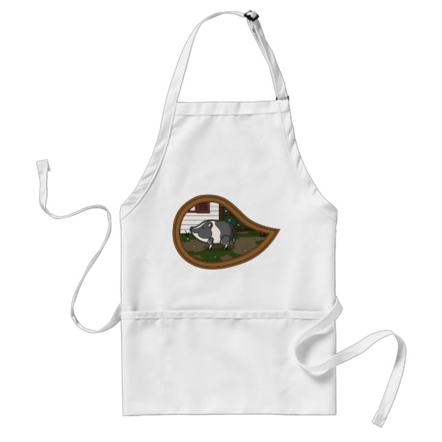 Basil the Pig Schürze (Vorne)