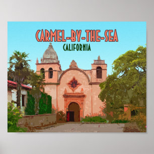 Basilica Carmel-by-the-Sea Mission Poster