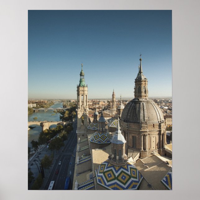 Basilica de Nuestra Senora del Pilar Poster (Vorne)