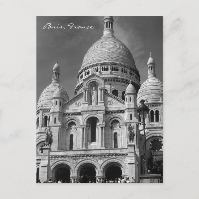 Basilica di Sacré-Coeur Paris Postcard Postkarte (Vorderseite)