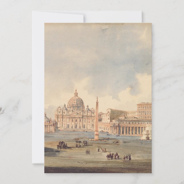 Basilica di San Pietro Einladung (Vorderseite)