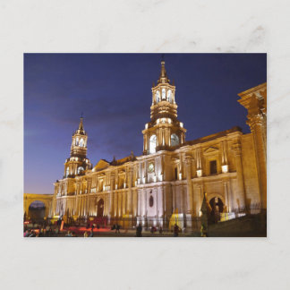 Basilica Kathedrale von Arequipa, Peru Postkarte
