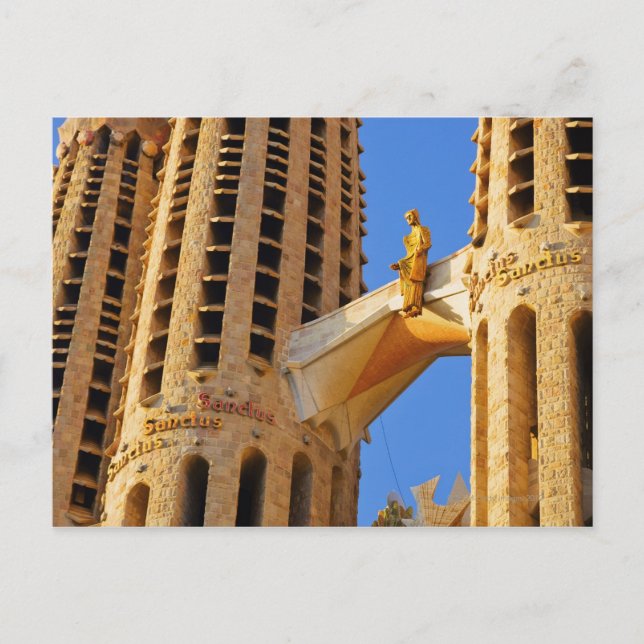 Basilica La Sagrada Familia Postkarte (Vorderseite)