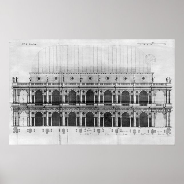Basilica Palladiana de Vicenza Poster (Vorne)