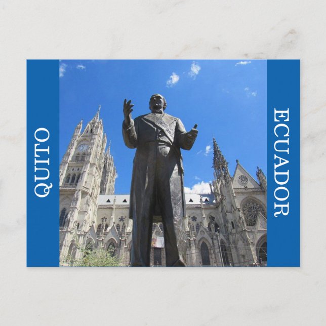 Basílica quito postkarte (Vorderseite)