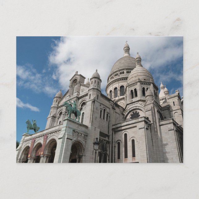 Basilica Sacré-Coeur, Paris, Frankreich Postkarte (Vorderseite)