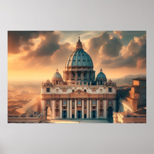 Basilica San Pietro - Italien - Reisen Poster (Vorne)