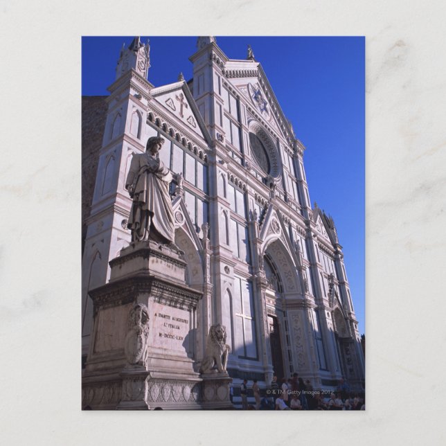 Basilica Santa Croce 2 Postkarte (Vorderseite)