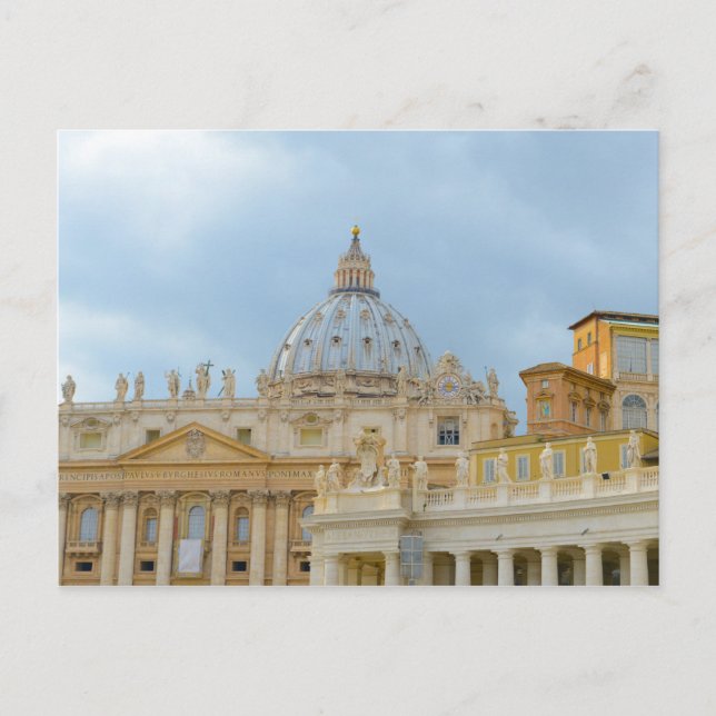 Basilica Vatikan in Rom Italien Postkarte (Vorderseite)
