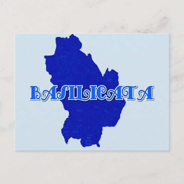 Basilicata Postkarte (Vorderseite)