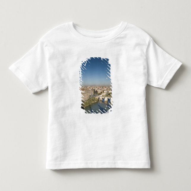 Basilika de Nuestra Senora del Pilar Kleinkind T-shirt (Vorderseite)
