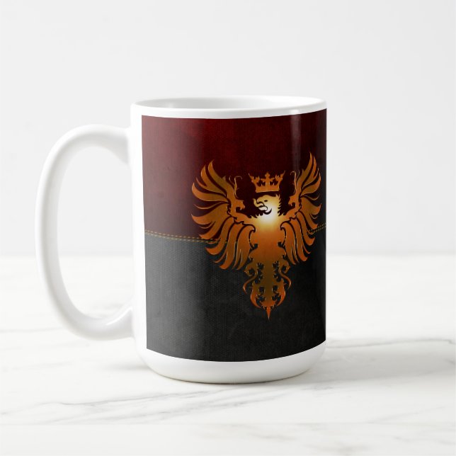 Basilika-Korps-Logo-Tasse Kaffeetasse (Links)