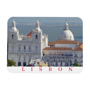 Basilika Lissabon Kühlschrankmagnet Magnet
