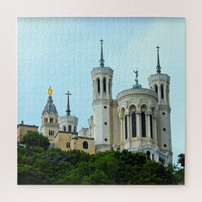 Basilika Lyon Frankreich - 20x20 - 676 Stk. Puzzle (Vertikal)