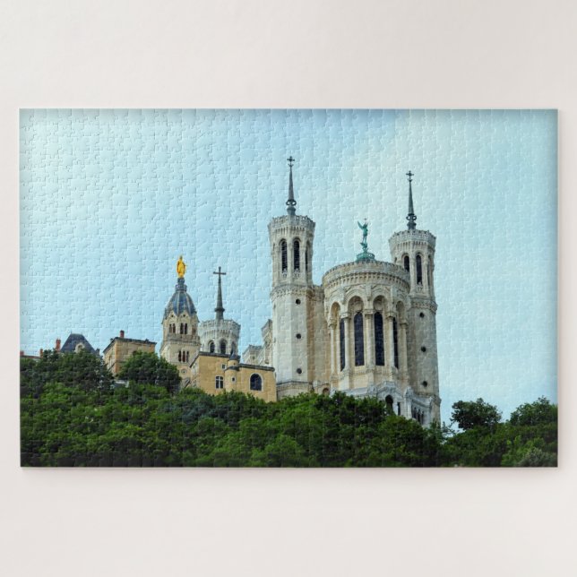 Basilika Lyon Frankreich - 20x30 - 1014 Stk. Puzzle (Horizontal)