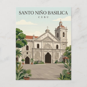 Basilika Minore del Santo Niño Philippinen Postkarte