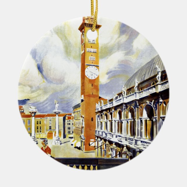 Basilika Palladiana Vicenzas Italien Keramikornament (Vorne)