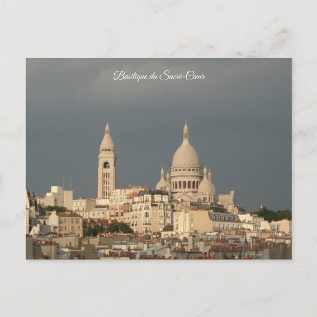 Basilika Sacré-Cœur Postkarte (Vorderseite)