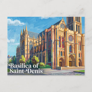 Basilika Saint-Denis Frankreich Postkarte