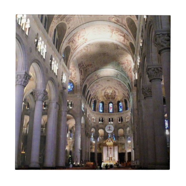 Basilika Sainte Anne de Beaupre, Quebec, Kanada Fliese (Vorderseite)