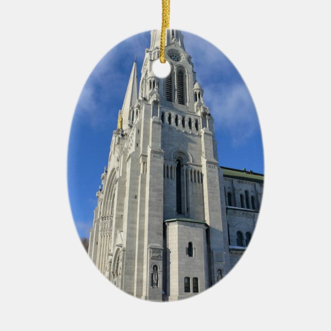 Basilika Sainte Anne de Beaupre, Quebec, Kanada Keramik Ornament (Vorne)