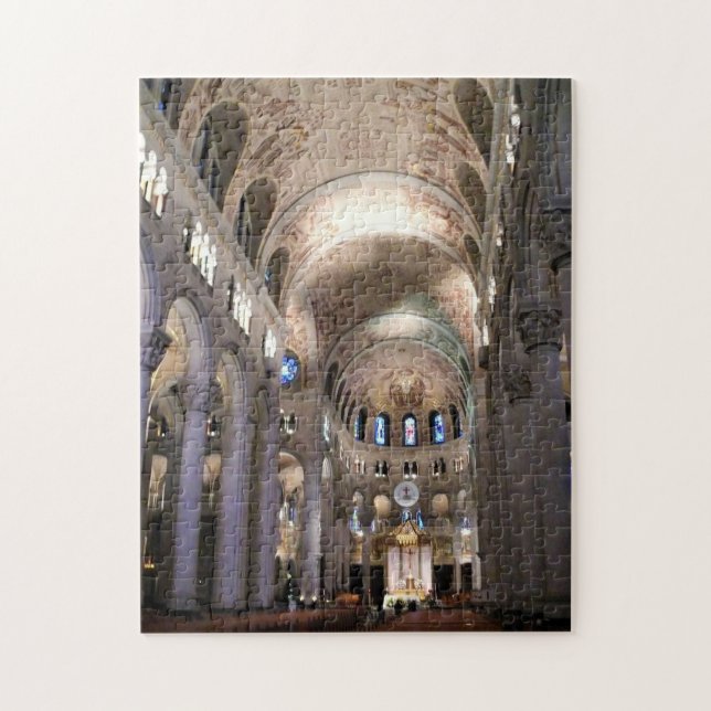 Basilika Sainte Anne de Beaupre, Quebec, Kanada Puzzle (Vertikal)