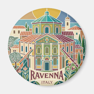 Basilika San Vitale Italien Magnet