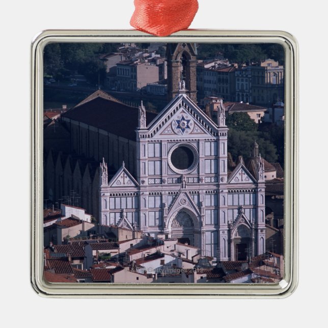 Basilika Santa Croce Silbernes Ornament (Vorne)
