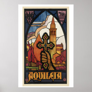 Basilika Santa Maria Assunta Aquileia Italien Poster