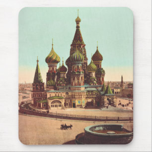 Basilika St. Basil, Roter Platz Moskau Mousepad