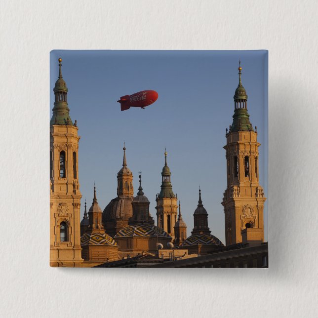 Basilika Unserer Lieben Frau auf dem Pfeiler Button (Vorderseite)