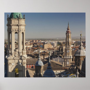 Basilika Unserer Lieben Frau auf dem Pfeiler Poster