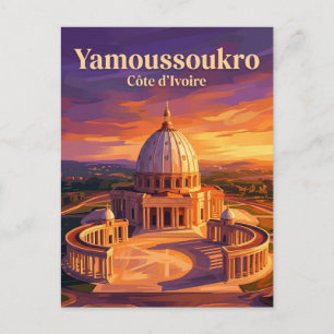Basilika Unserer Lieben Frau des Friedens Côte d'I Postkarte
