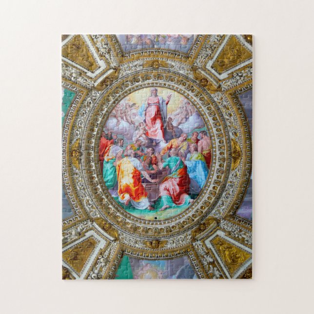 Basilika von Saint Peters Rom. Jigsaw Puzzle (Vertikal)