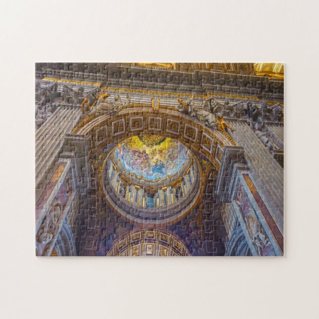 Basilika von Saint Peters Rom. Puzzle (Horizontal)