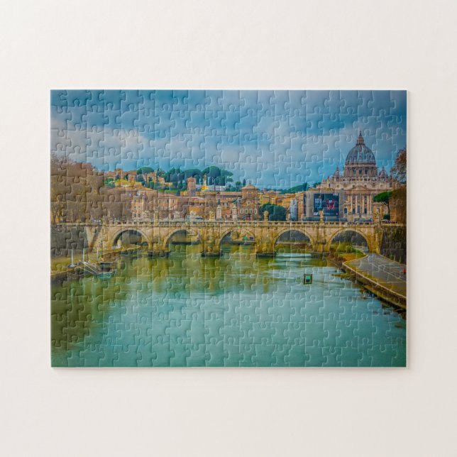 Basilika von Saint Peters Rom. Puzzle (Horizontal)