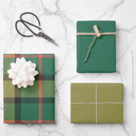 Basilikum- und Oregano-Geschenkpapier-Set mit 3 fl Geschenkpapier Set