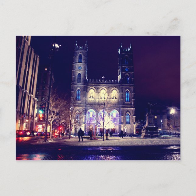 Basilique Notre-Dame de Montréal Postkarte (Vorderseite)