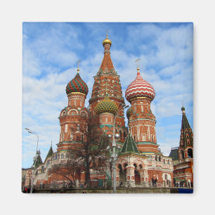 Basilische Kathedrale am Roten Platz in Moskau Magnet