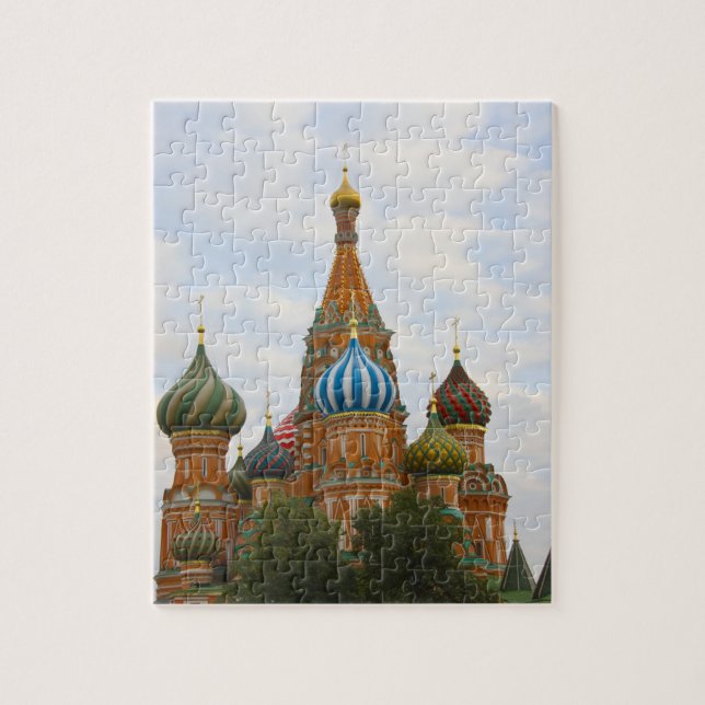 Basilische Kathedrale am Roten Platz, Moskau Puzzle (Vertikal)