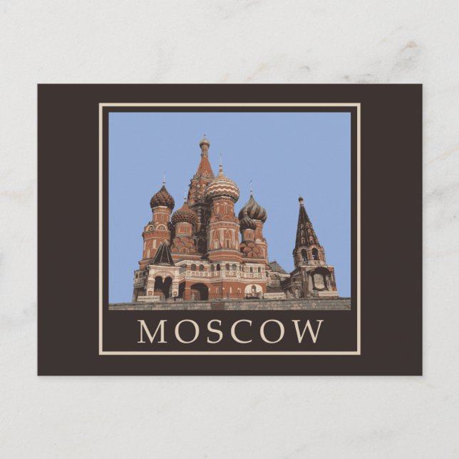Basilische Kathedrale Moskau Postkarte (Vorderseite)