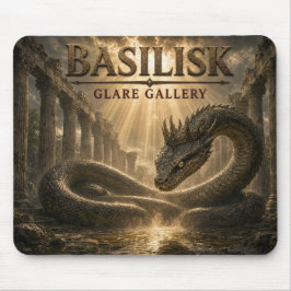 Basilisk Glare Galerie Dark Realism Mousepad